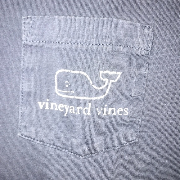 vineyard vines dark blue long sleeve top - Picture 3 of 4